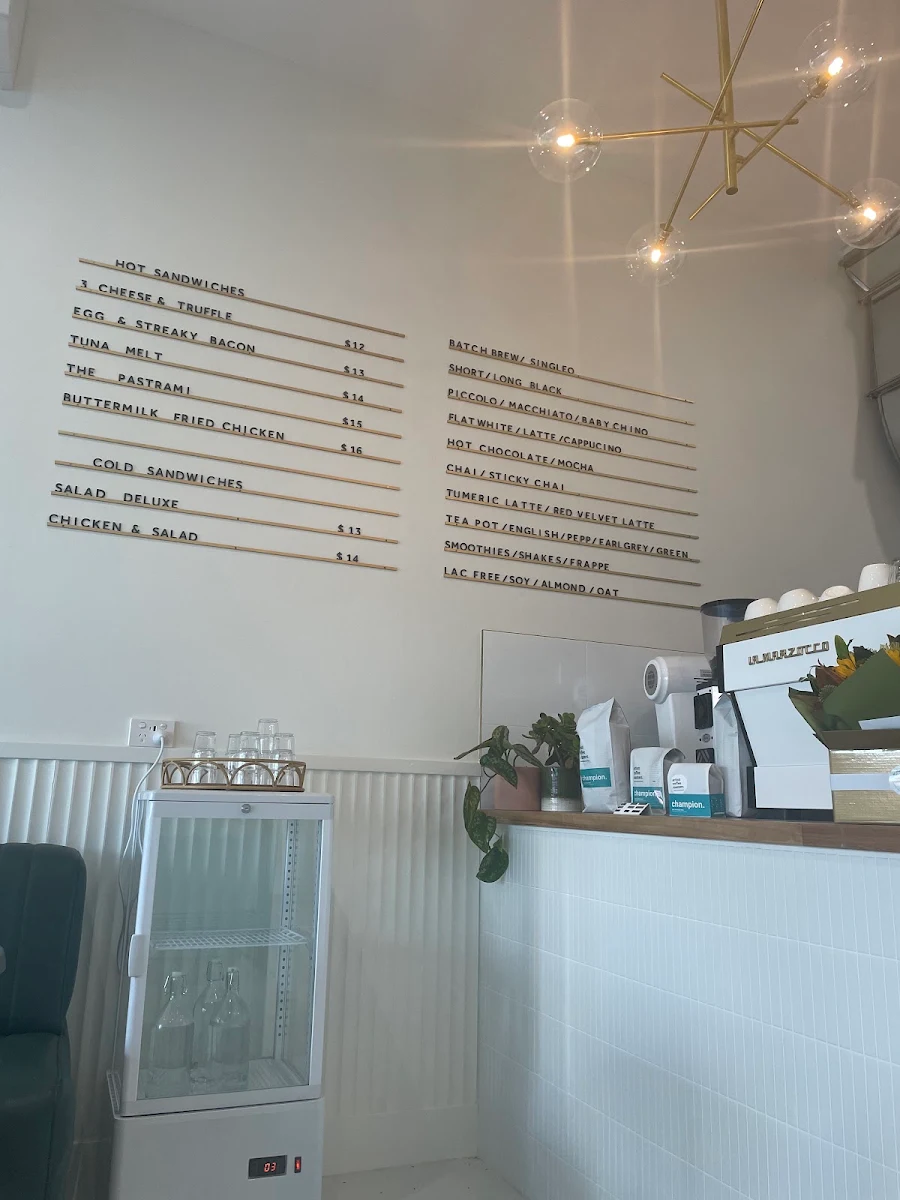 Menu, Bernie's Deli