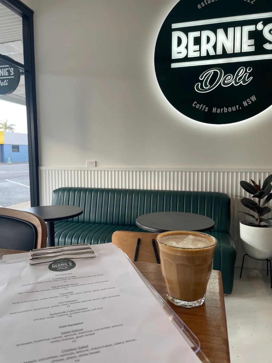 Menu, Bernie's Deli