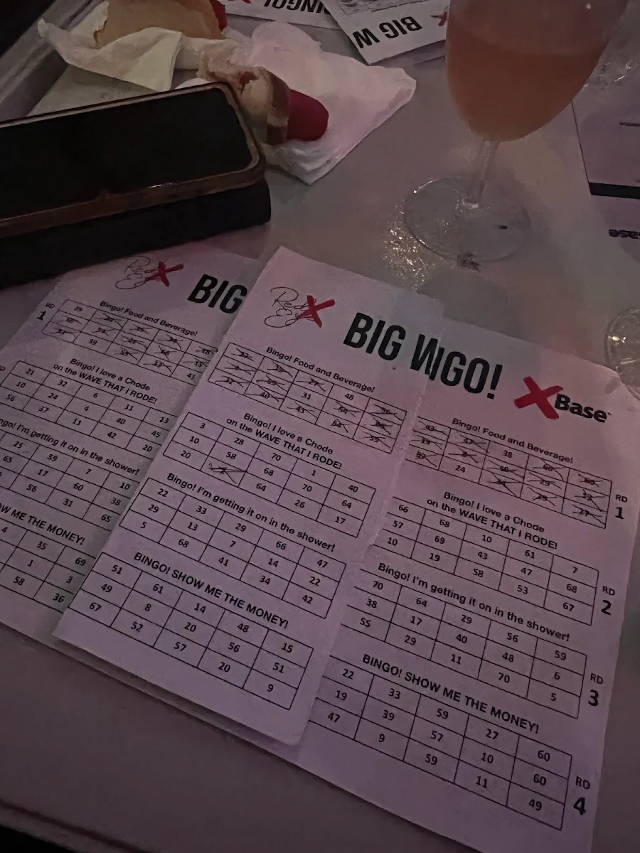 Menu, Red Eye Bar