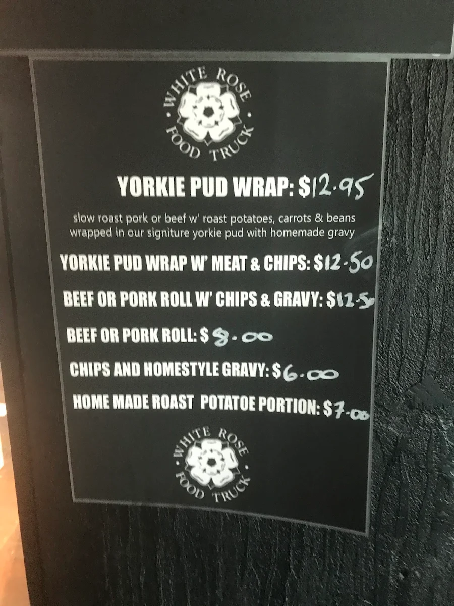 Menu, Red Eye Bar