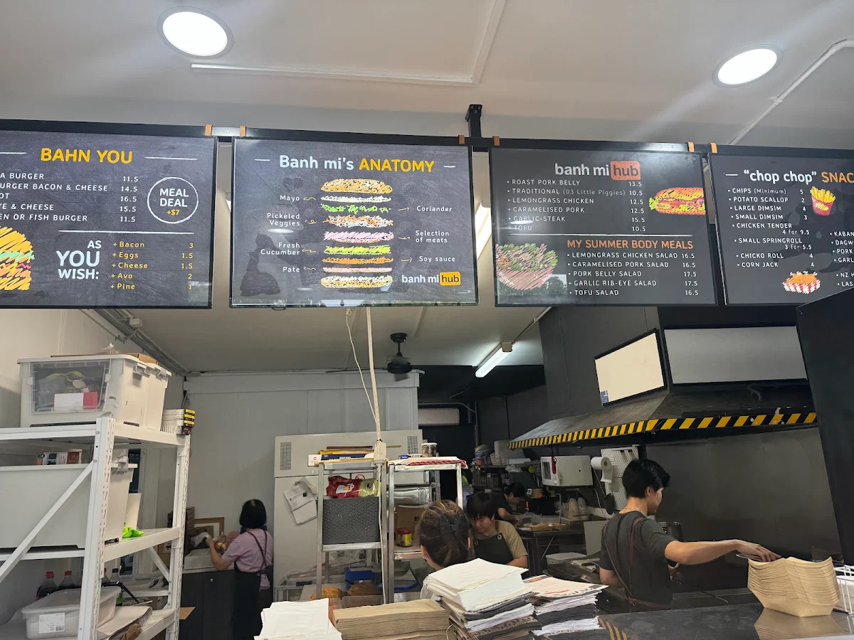 Menu, Banh Mi Hub