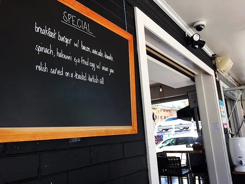 Menu, Street Corner Espresso