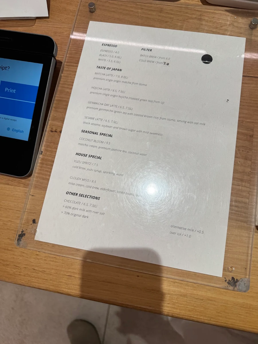 Menu, Hikari