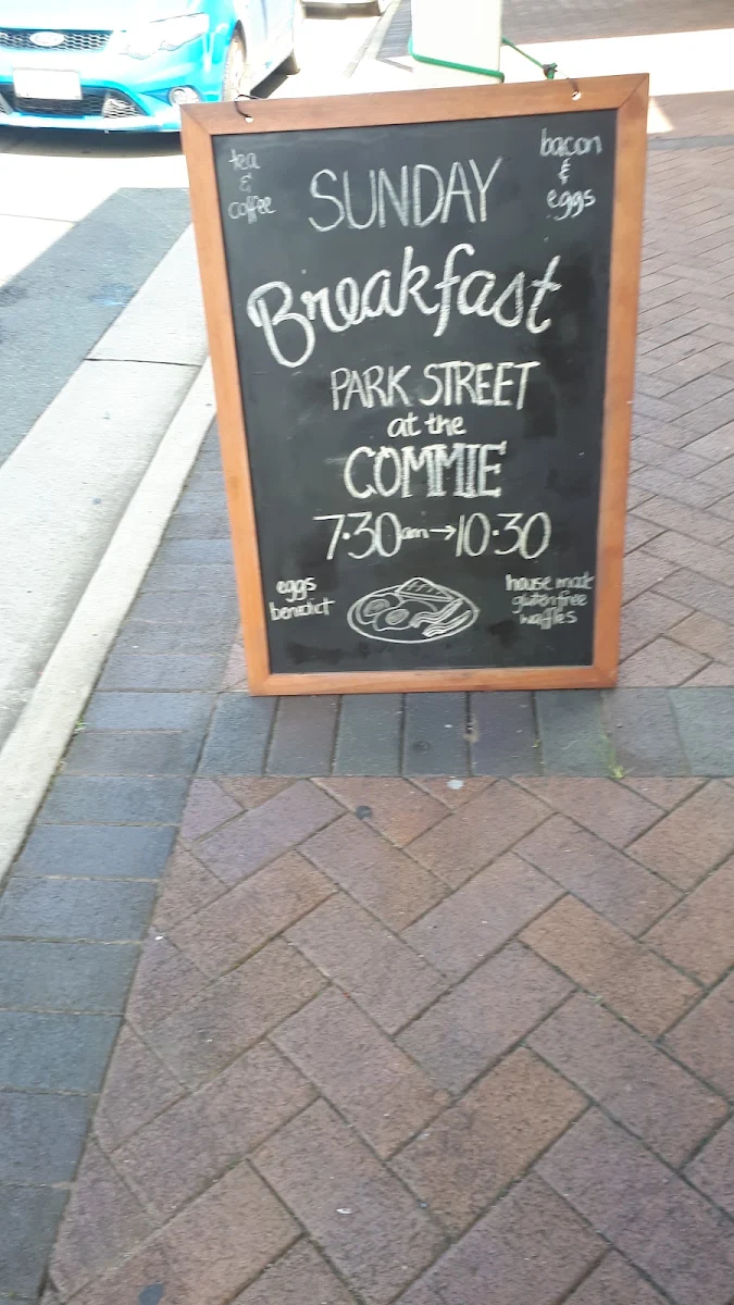Menu, Commercial Hotel, Boonah