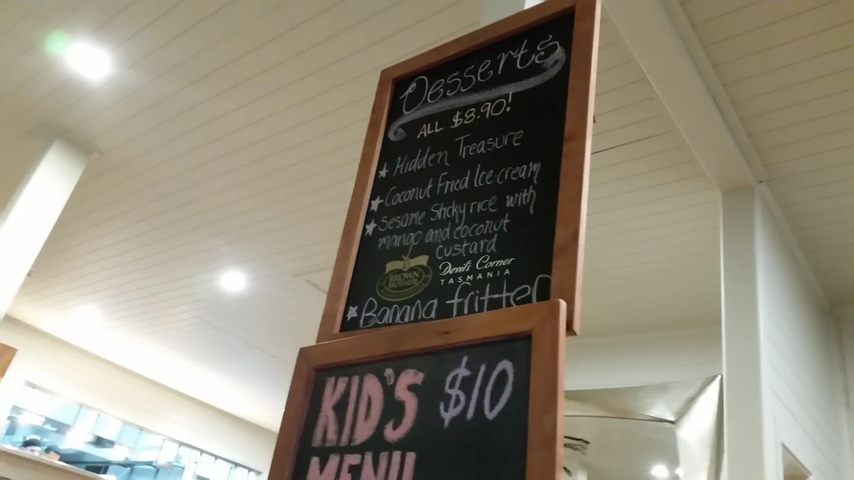 Menu, Commercial Hotel, Boonah