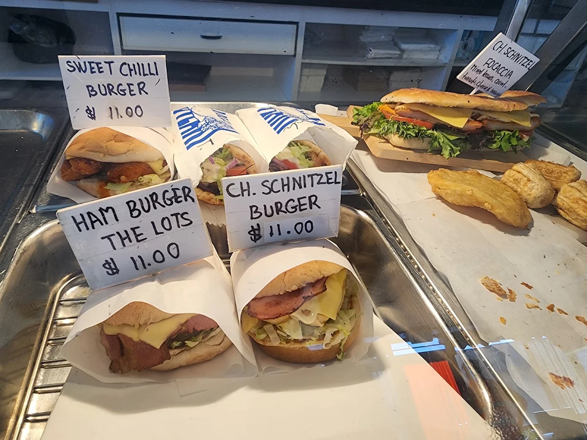 Menu, Twin Bridge Lunch Shop