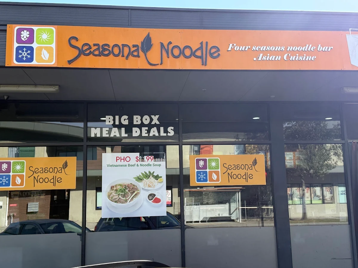 Menu, Seasonal Noodle