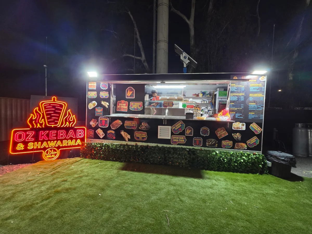 Menu, OZ Kebab and Shawarma