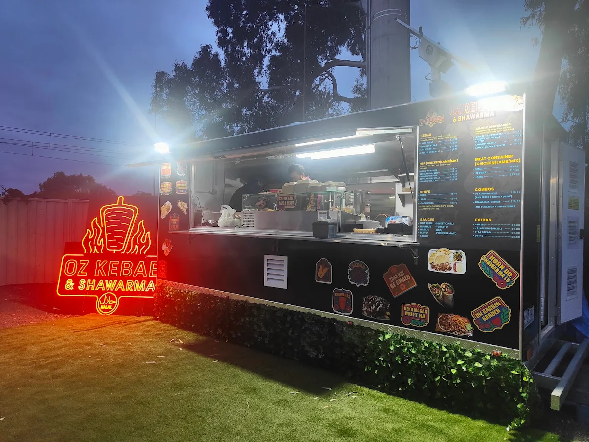 Menu, OZ Kebab and Shawarma