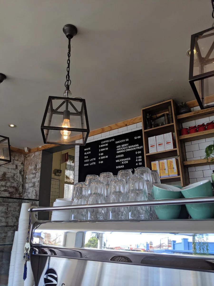Menu, phatMILK Café