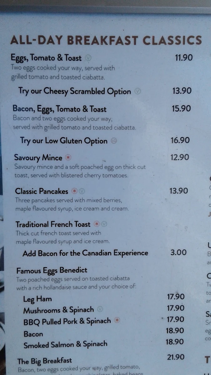 Menu, The Coffee Club Cafe - Knox Ozone VIC