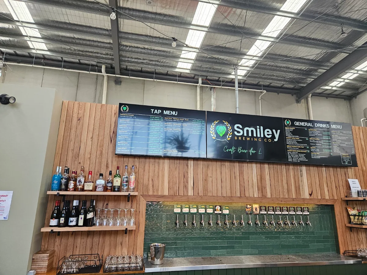 Menu, Smiley Brewing Co