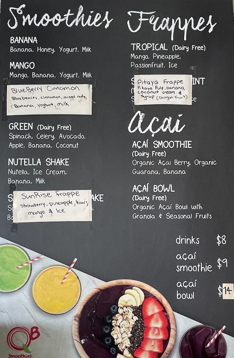 Menu, The Plaza Cafe Bankstown