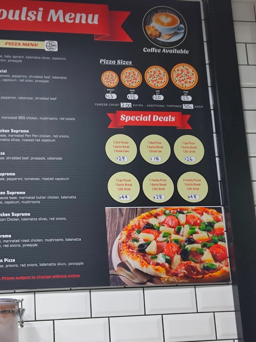 Menu, Traboulsi Bakery