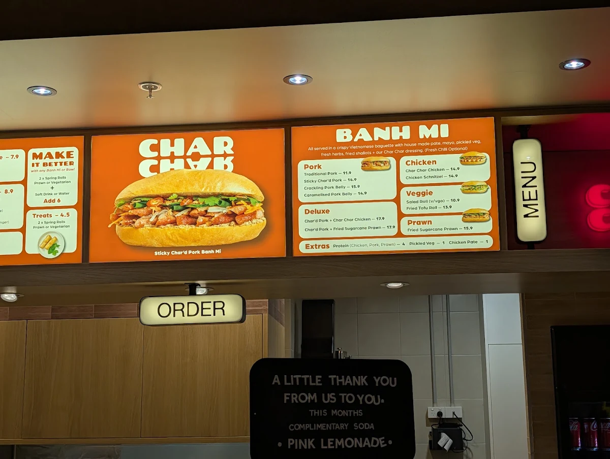 Menu, CHAR CHAR BANH MI