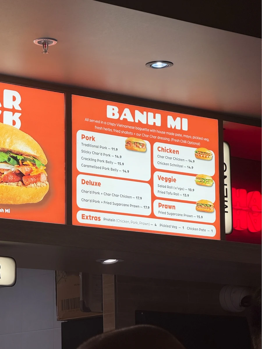 Menu, CHAR CHAR BANH MI