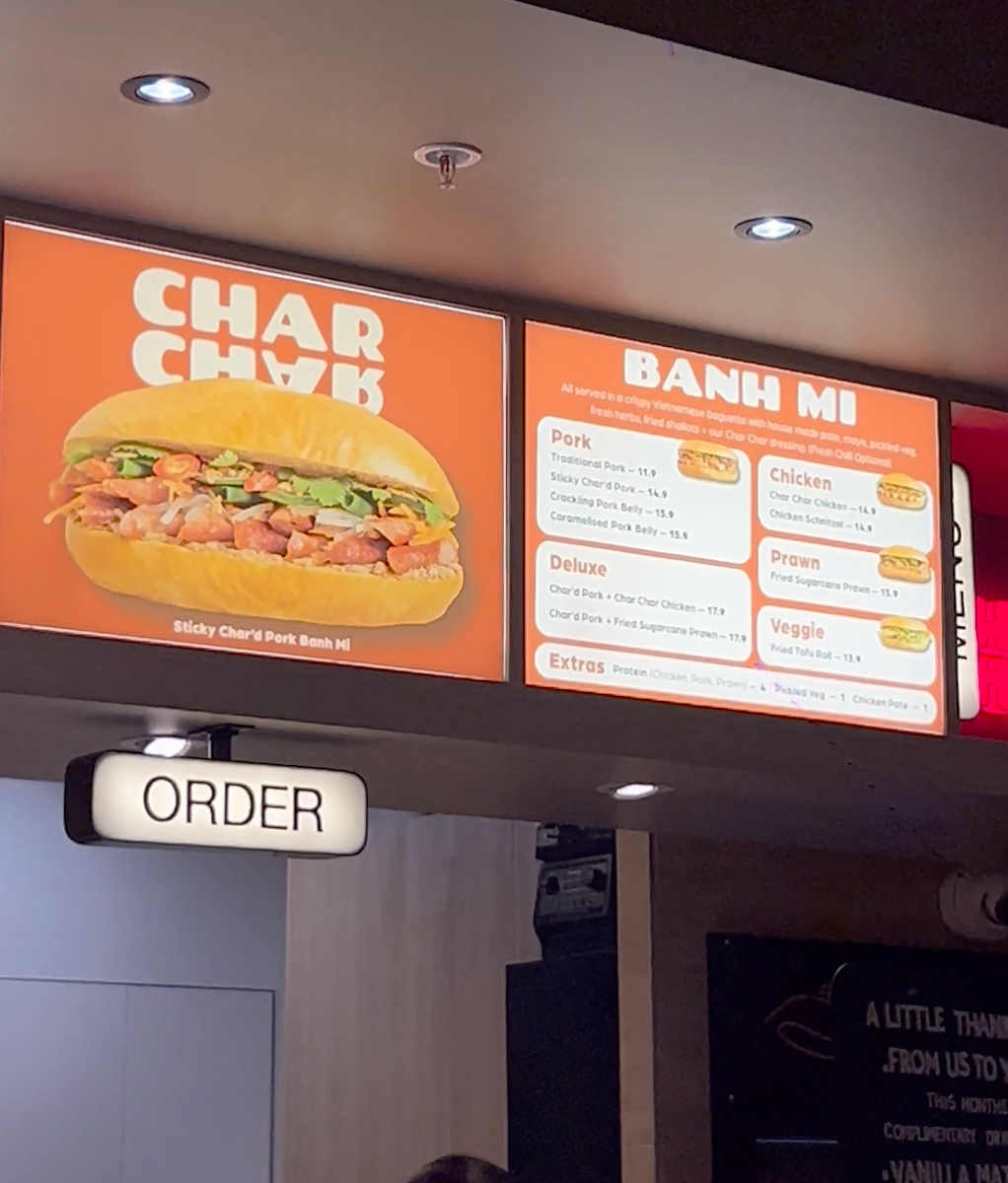 Menu, CHAR CHAR BANH MI