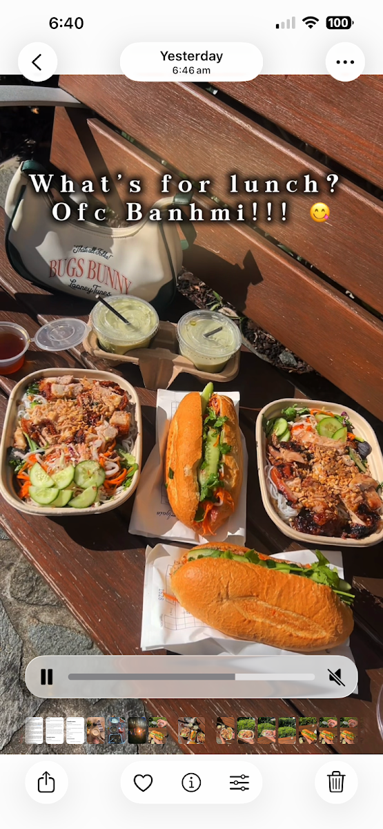 Menu, CHAR CHAR BANH MI