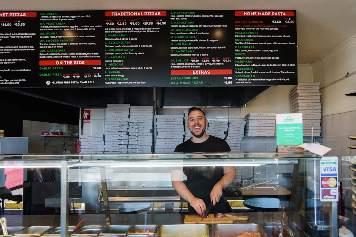 Menu, New Age Pizza