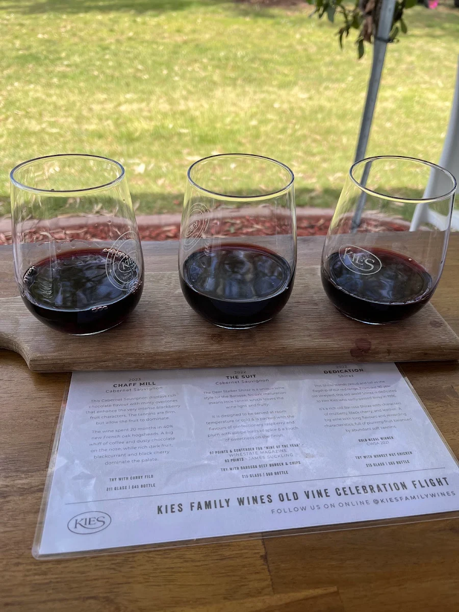 Menu, Monkey Nut Café - Barossa Valley