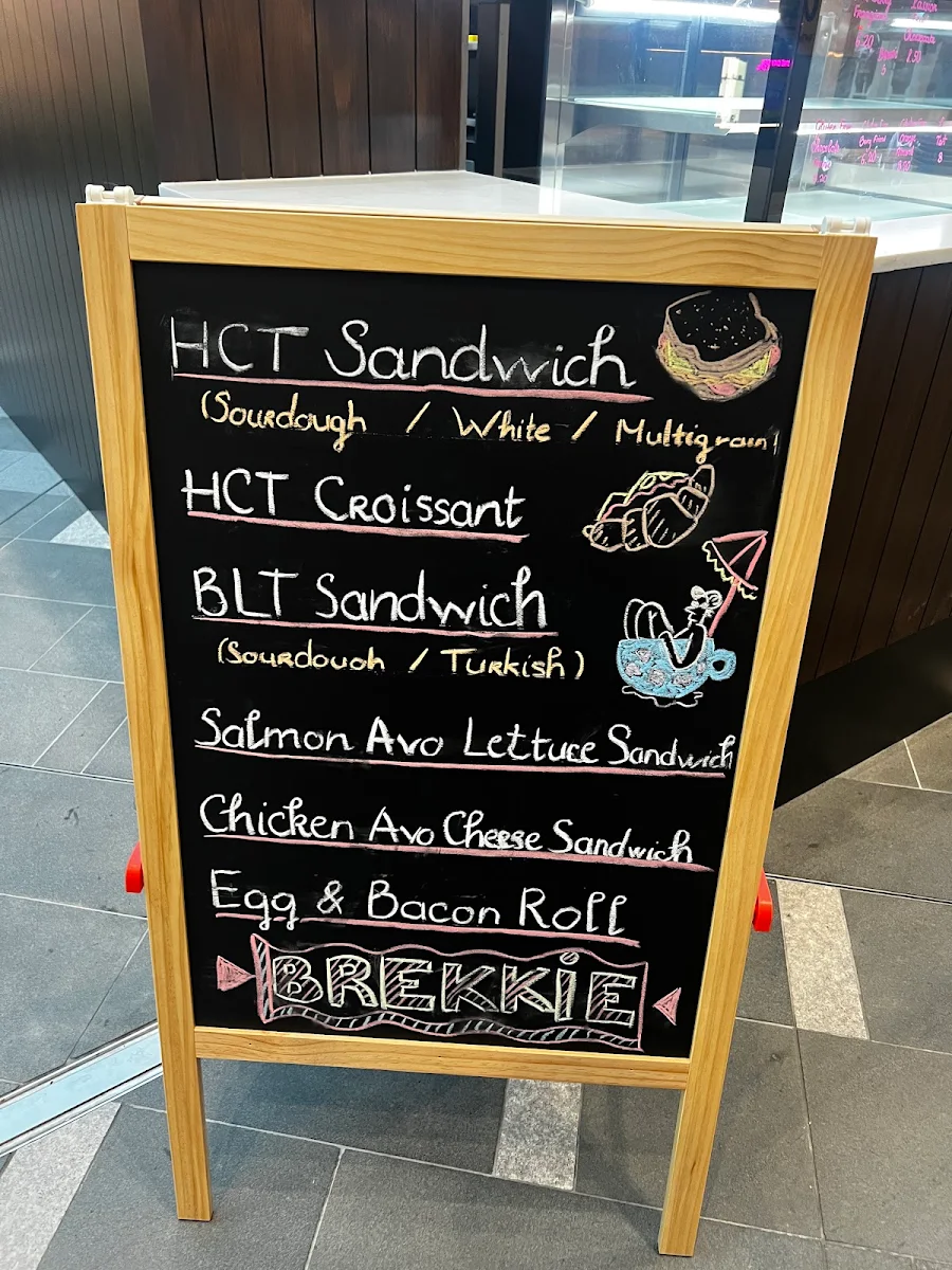 Menu, Espresso Room Gungahlin