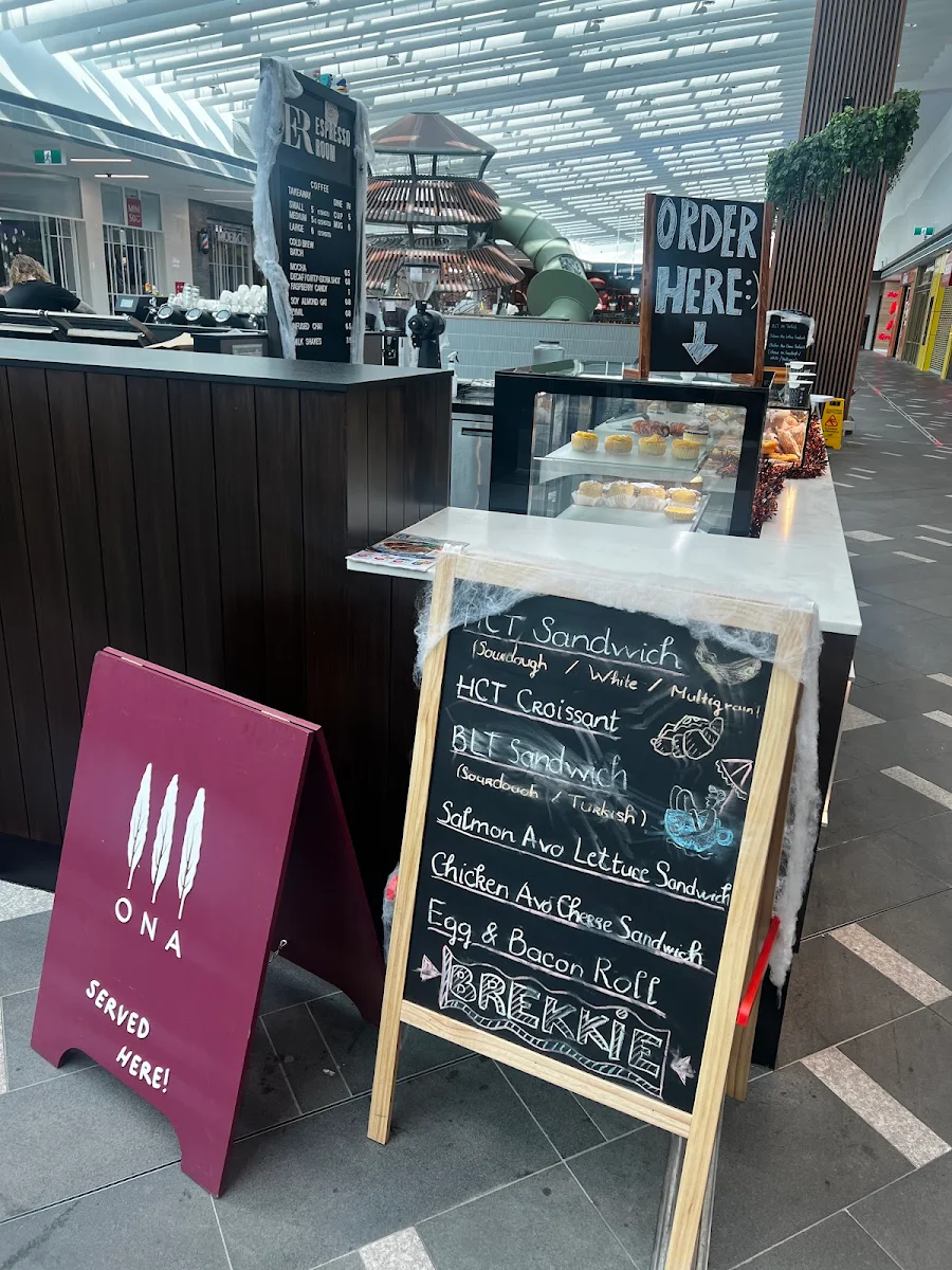 Menu, Espresso Room Gungahlin