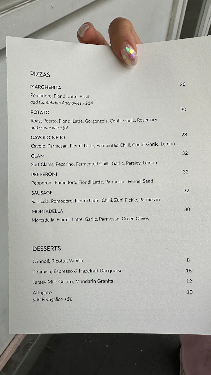 Menu, Bella Brutta