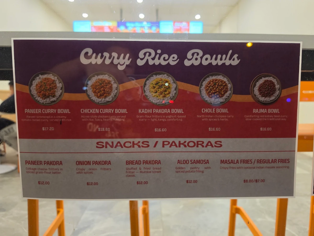 Menu, Papa Chai | Modern Indian Cafe | Curry Bowls & Jaffles