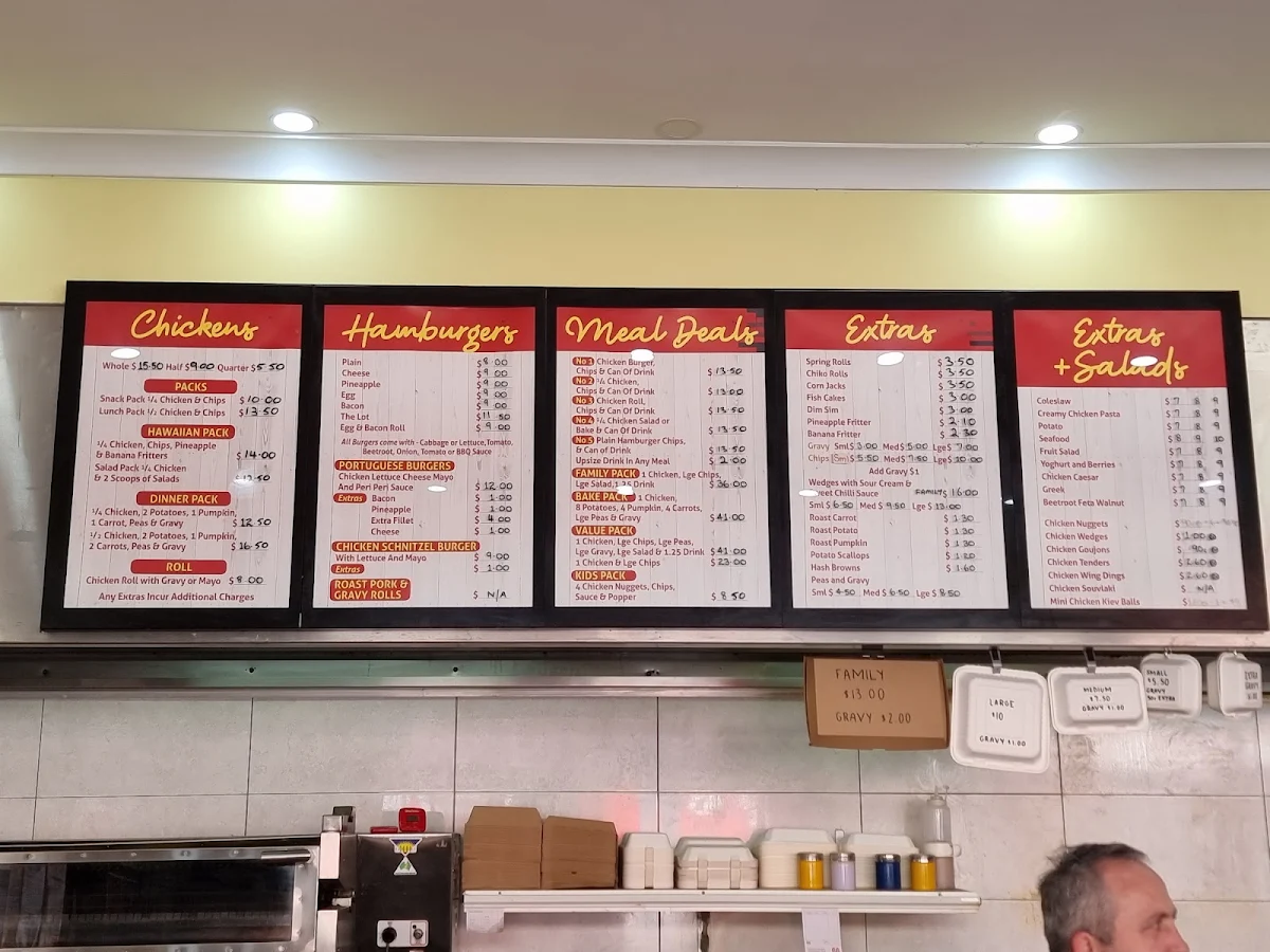 Menu, Country Rooster