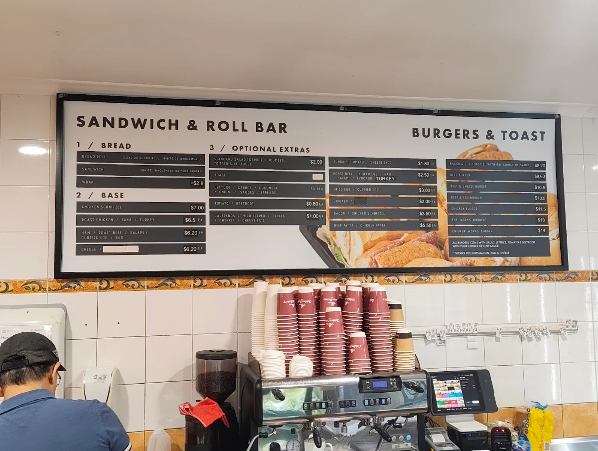 Menu, Golden Bakery - FROBISHER ST
