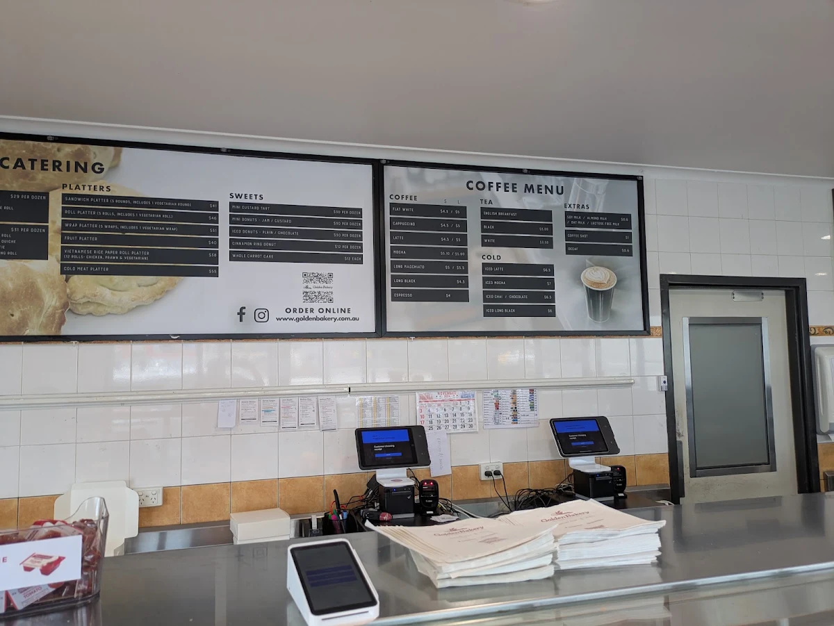 Menu, Golden Bakery - FROBISHER ST