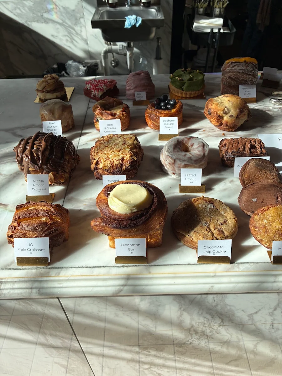 Menu, JC Patisserie Boulangerie