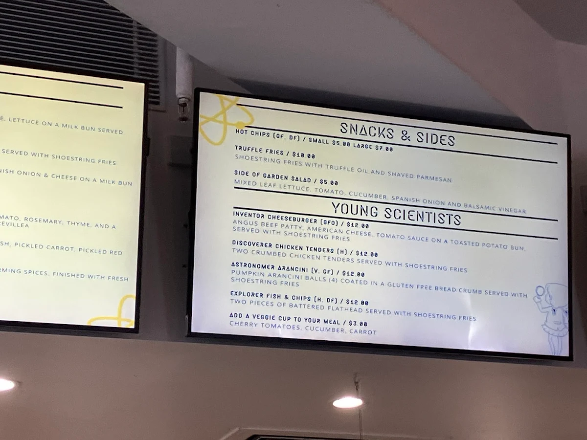 Menu, Atomic Catering