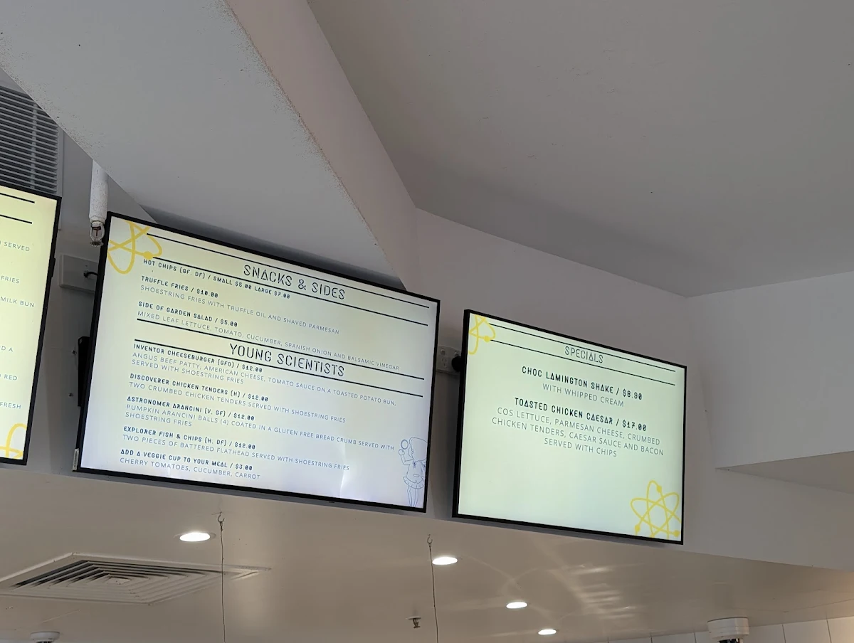 Menu, Atomic Catering