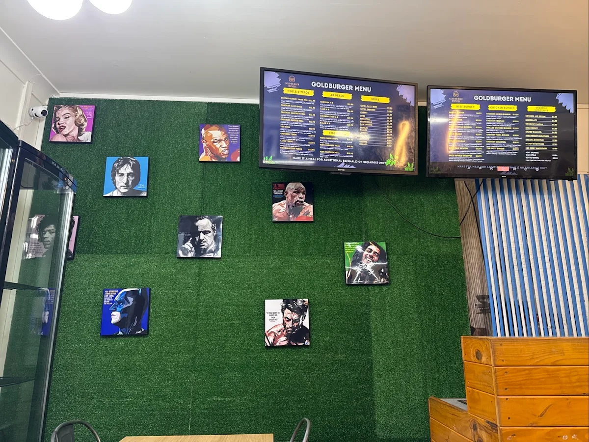 Menu, Goldburger Express (Halal)