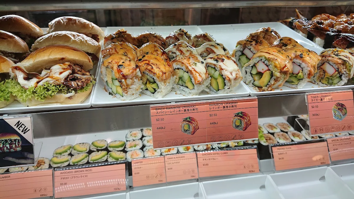 Menu, Sushi Sushi Casuarina