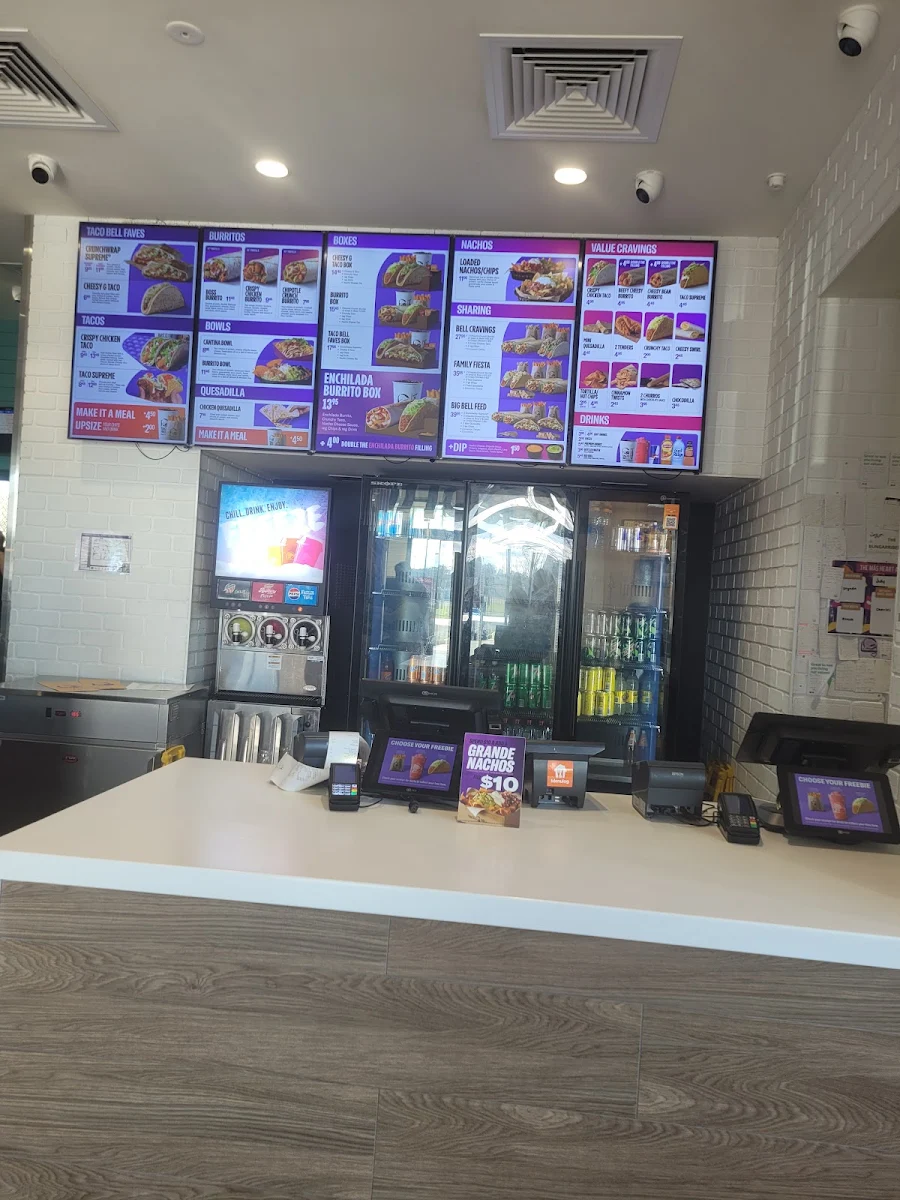 Menu, Taco Bell Blacktown Sports Park
