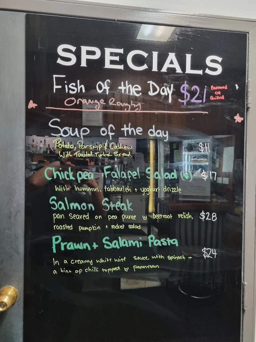 Menu, The Bower Tavern