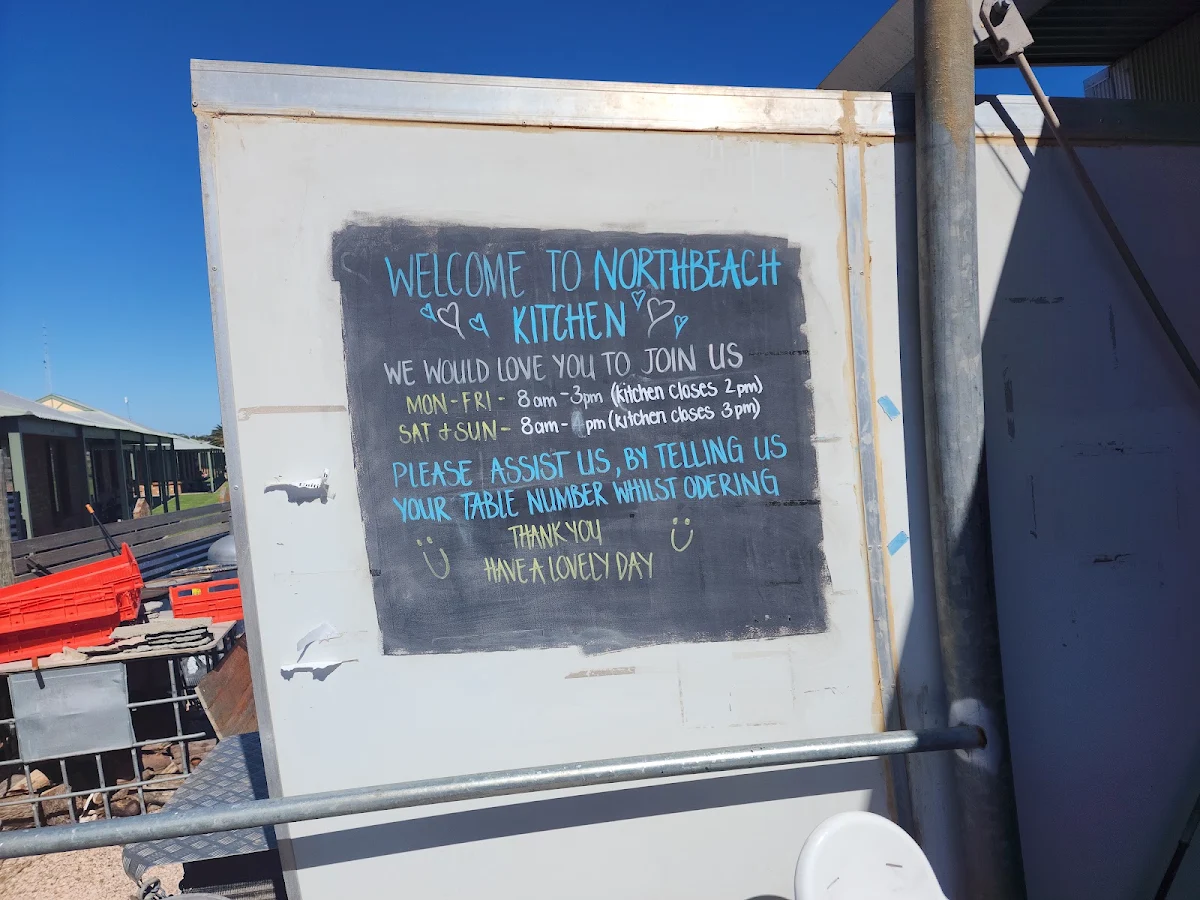 Menu, North Beach Kitchen