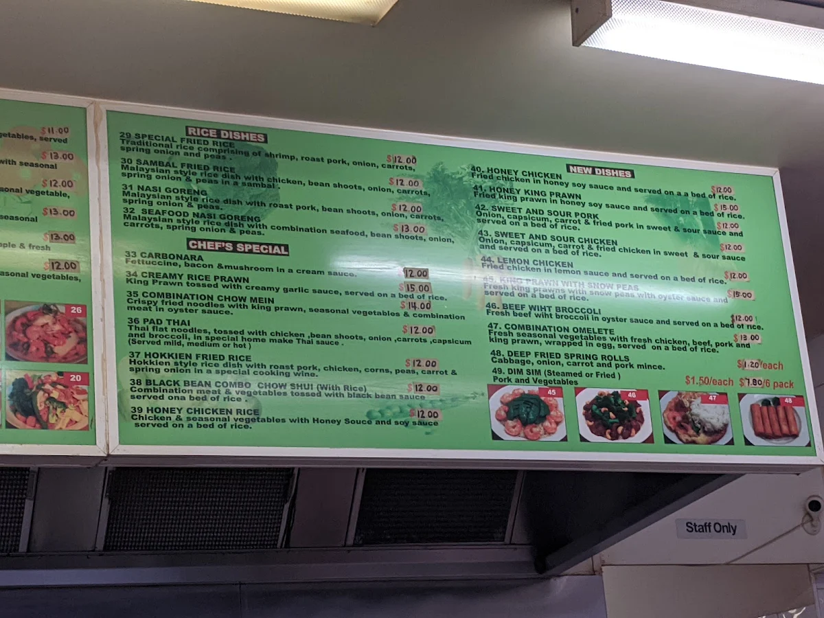 Menu, Country Noodle
