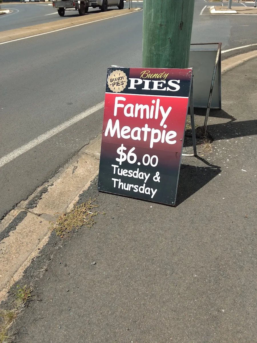 Menu, Bundy Pies & Patisserie