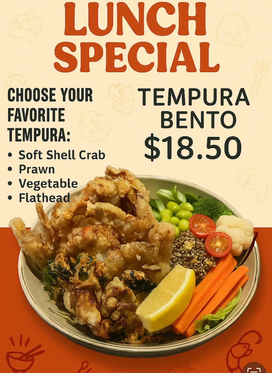 Menu, Moonfishh - Southbank