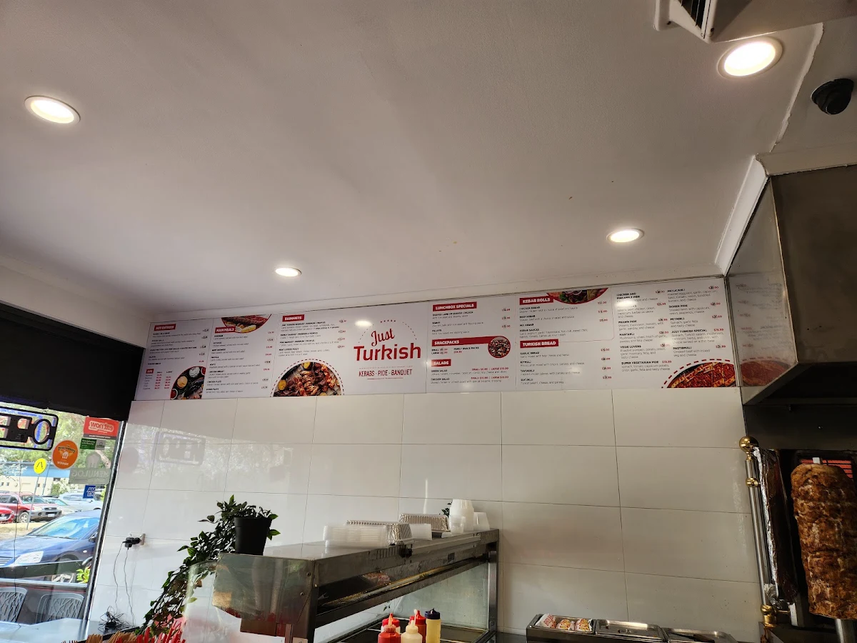 Menu, Just Turkish