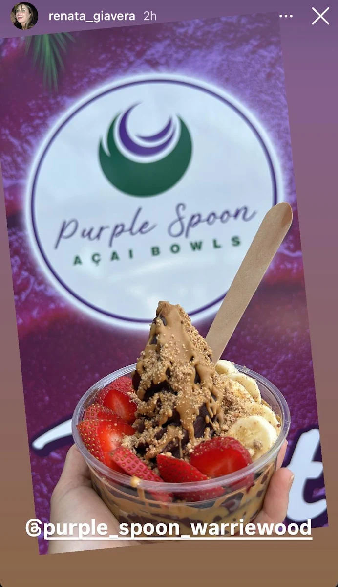 Food & drink, Purple Spoon Açaí Bowls
