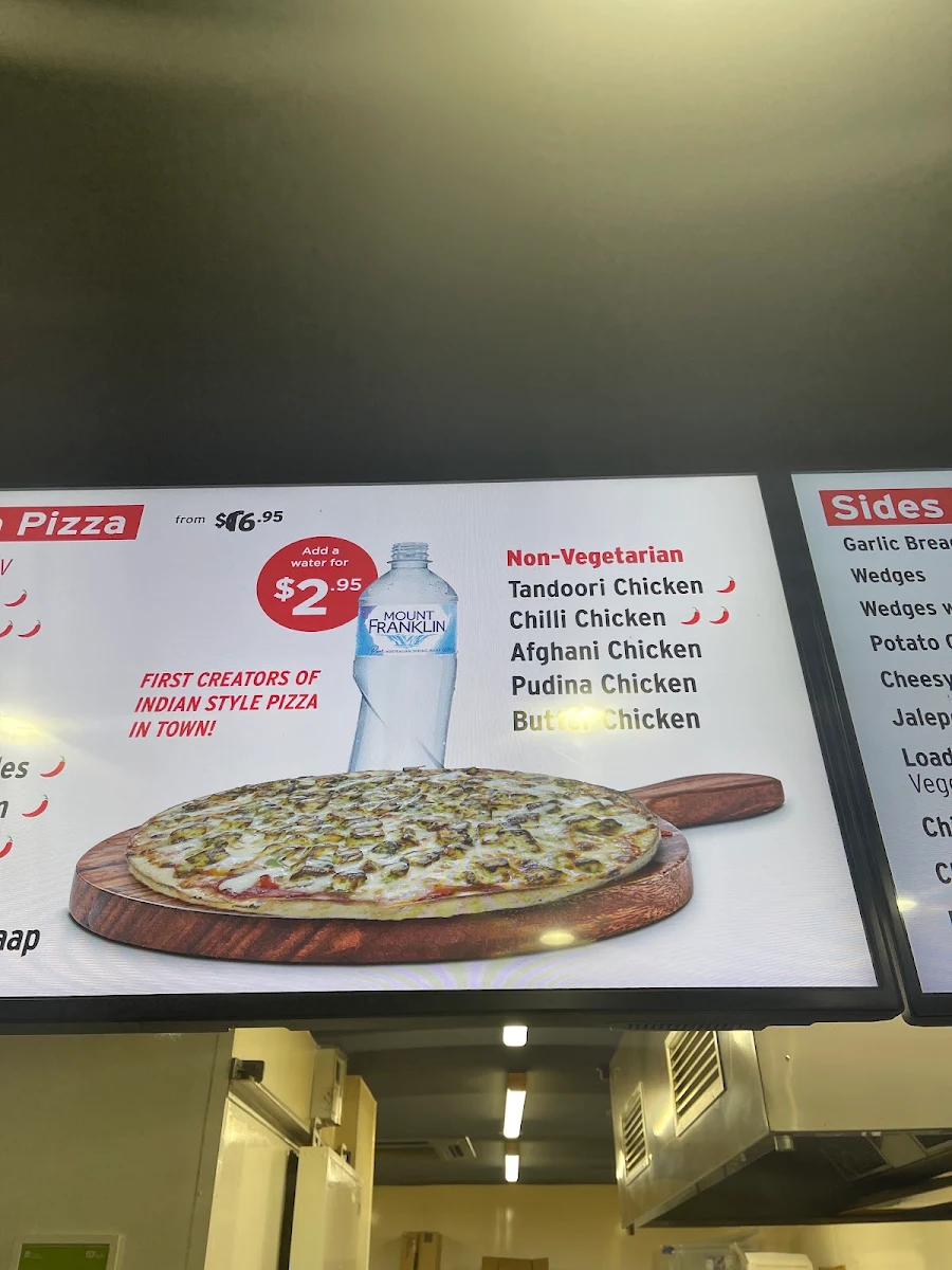 Menu, Monty’s Pizza Kings Langley
