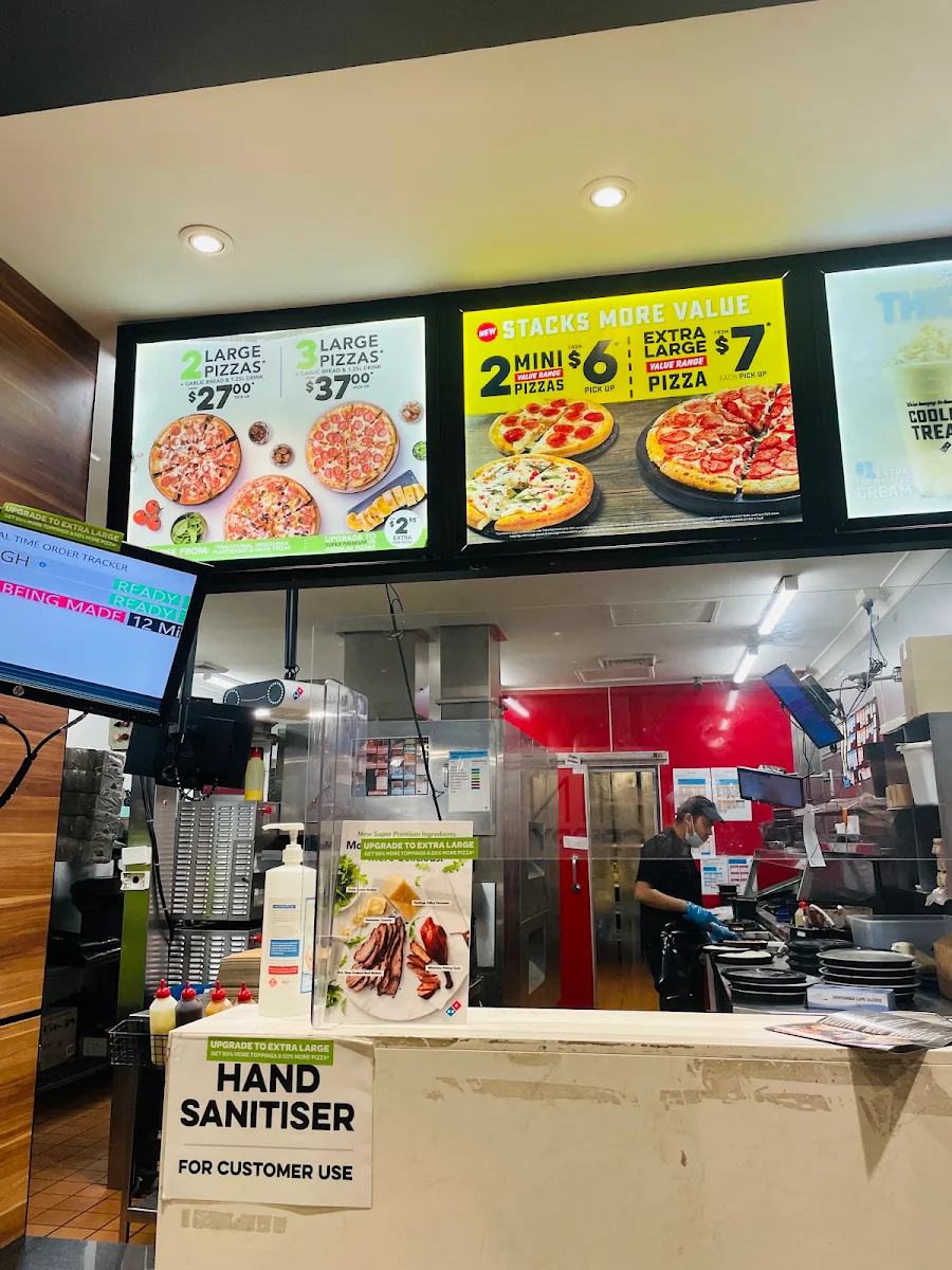 Menu, Domino's Pizza Auburn