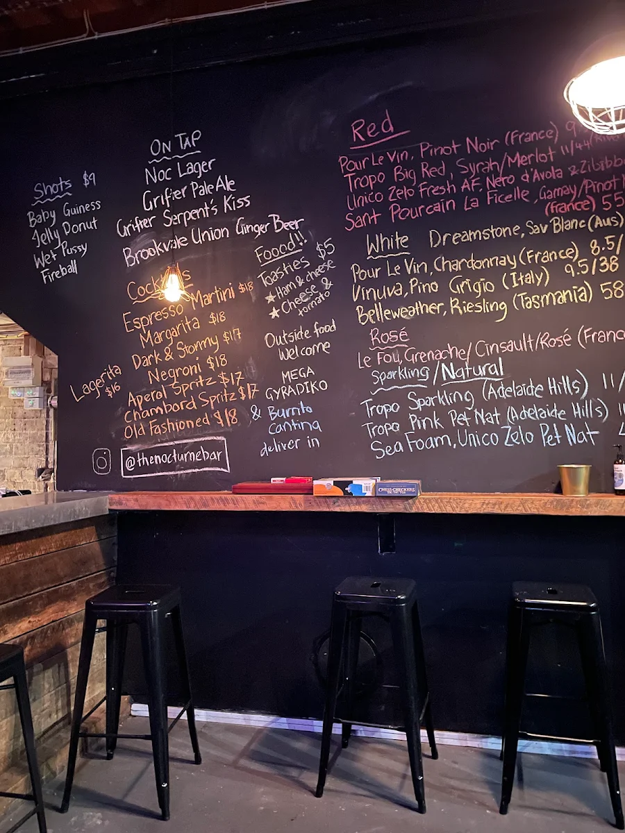Menu, The Nocturne