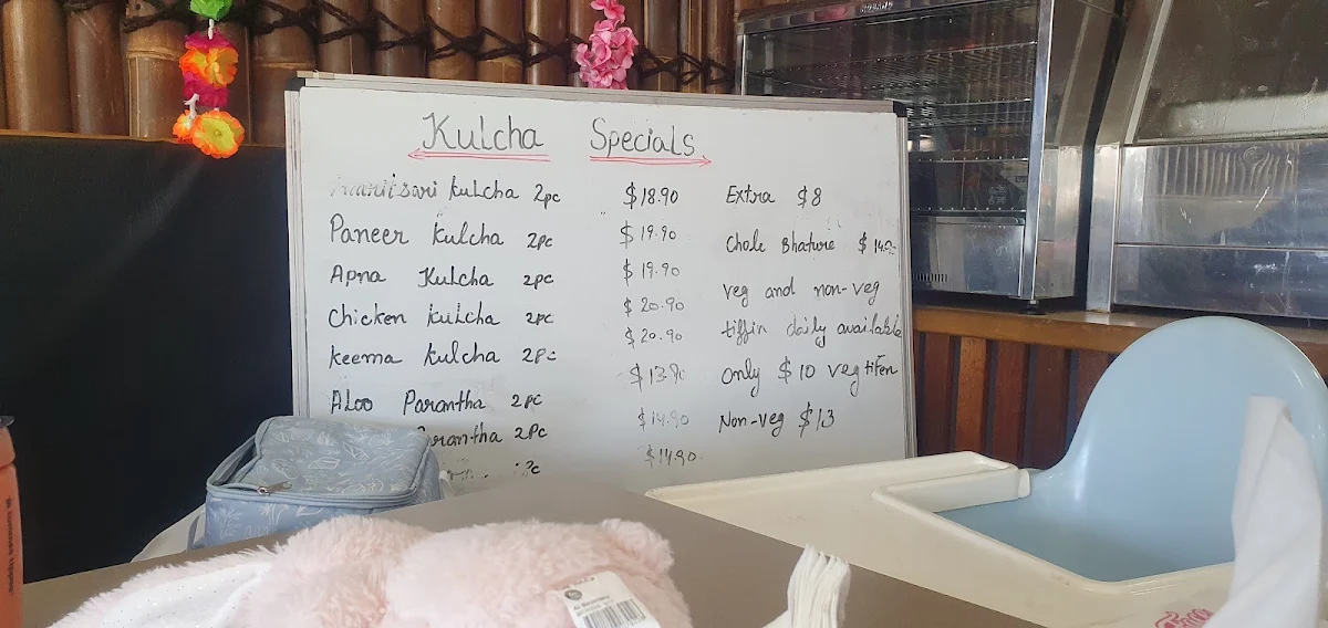 Menu, Dhillon The Indian Kitchen