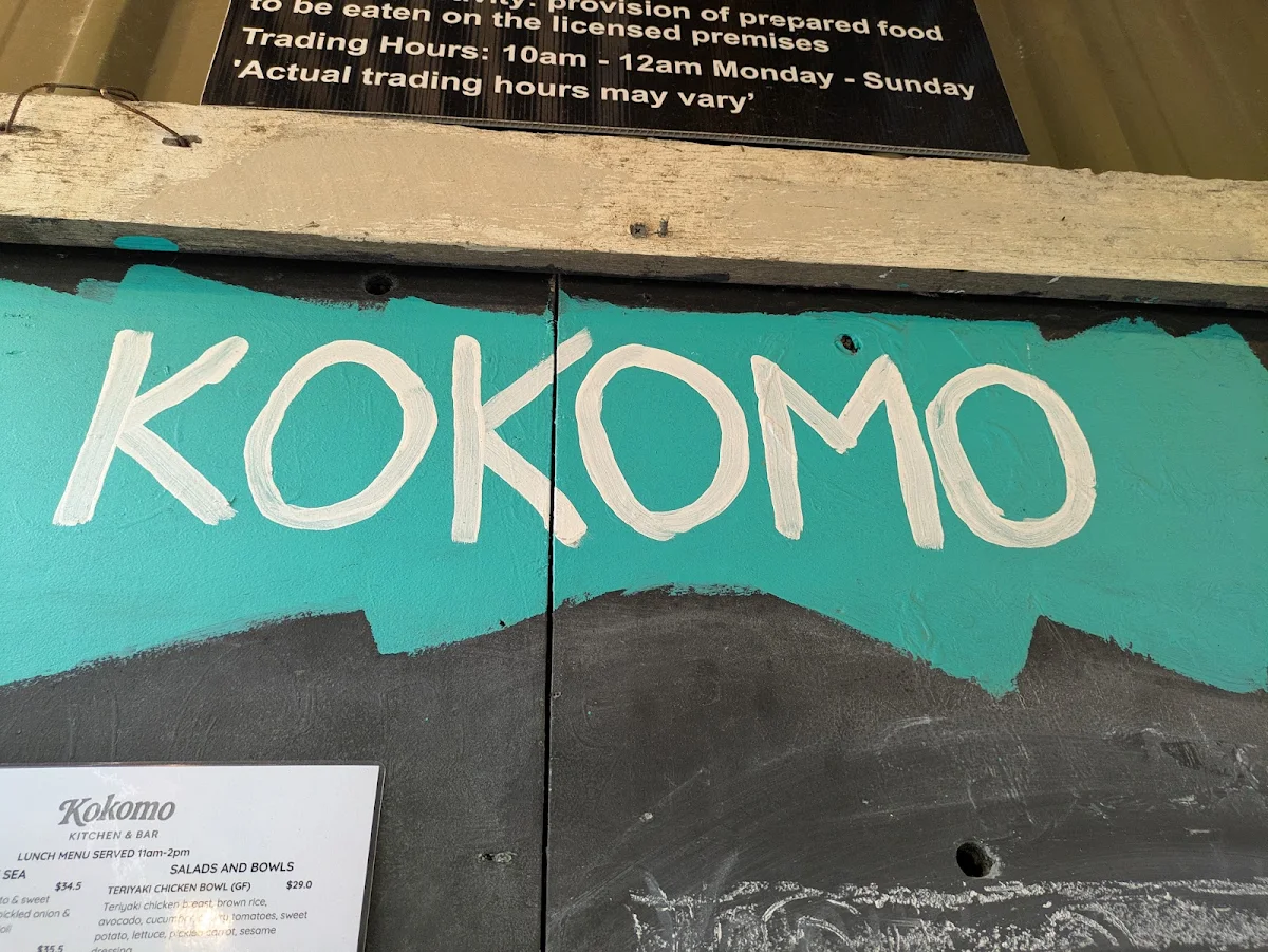 Menu, Kokomo Kitchen + Bar
