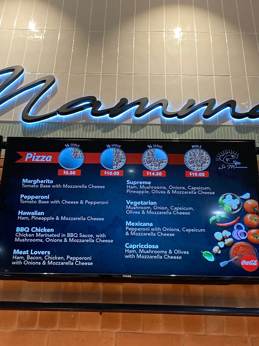 Menu, Si Mamma